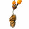 WagnPurr Shop Women's Necklace NECKLACE Tiger Eye & Amber Beaded with Handbag Pendant