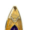 WagnPurr Shop Women's Necklace PENDANT 14K Yellow Gold Amethyst & Diamond