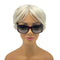 WagnPurr Shop Women's Sunglasses CHANEL Vintage CC Logo Swarovski Sunglasses-Wine