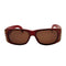 WagnPurr Shop Women's Sunglasses EMMANUEL KHANH Vintage Studded Sunglasses - Red