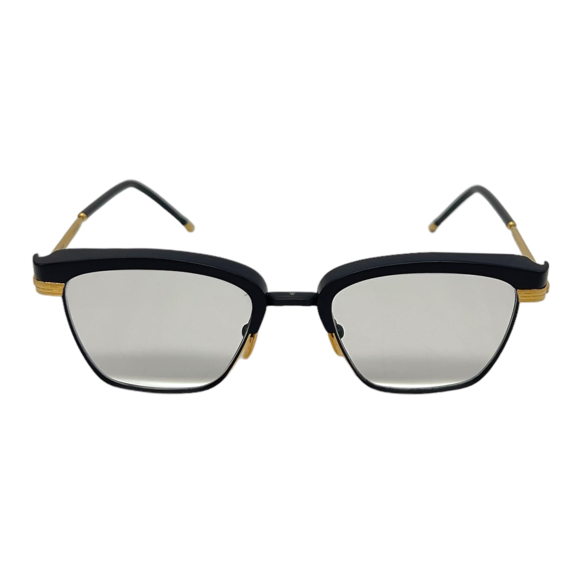 JACQUES MARIE MAGE Nokona Unisex Eyeglasses Black & Gold Wag N' Purr Shop