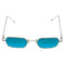 WagnPurr Shop Women's Sunglasses OPTICA Sunglasses - Turquoise & Silver