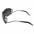 WagnPurr Shop Women's Sunglasses ROBERTO CAVALLI Maia 152S Snake Sunglasses - Silver & Black