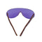 WagnPurr Shop Women's Sunglasses ROBERTO CAVALLI Python Print Shield Sunglasses - Lavender & Black