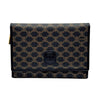 WagnPurr Shop Women's Wallet CELINE Vintage Macadam Clutch Wallet / Pouch with Mirror - Black & Tan