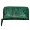 WagnPurr Shop Women's Wallet GUCCI GG Marmont Snakeskin Long Wallet - Green