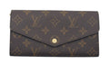 WagnPurr Shop Women's Wallet LOUIS VUITTON Monogram Sarah Long Envelope Wallet - Brown & Pink New w/Out Tags
