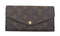 WagnPurr Shop Women's Wallet LOUIS VUITTON Monogram Sarah Long Envelope Wallet - Brown & Pink New w/Out Tags