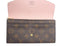 WagnPurr Shop Women's Wallet LOUIS VUITTON Monogram Sarah Long Envelope Wallet - Brown & Pink New w/Out Tags