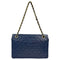 Wag N' Purr Shop Handbag CHANEL Classic Vintage Medium Quilted Leather Flap Shoulder Bag - Midnight Blue/Black