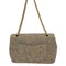 Wag N' Purr Shop Handbag CHANEL Classic Vintage Tweed Medium Single Flap Shoulder Bag - Tan, Grey, Gold Lamé
