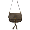 Wag N' Purr Shop Handbag CHLOE Medium Kurtis Leather & Suede Crossbody Bag - Tan