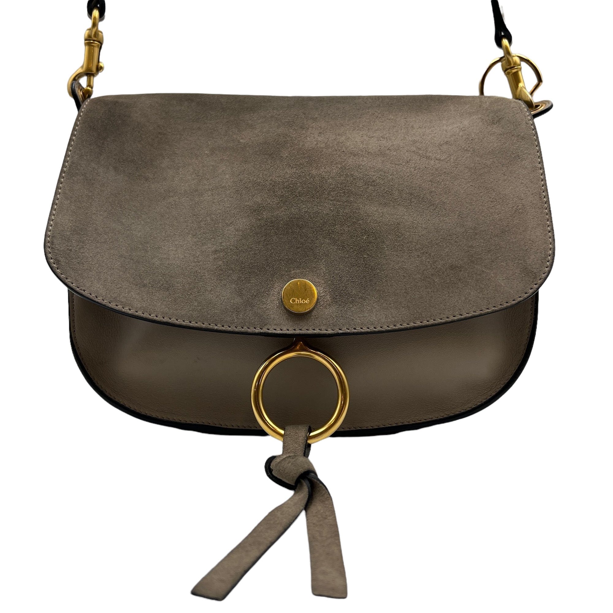 Chloe Medium Kurtis Leather Crossbody Bag