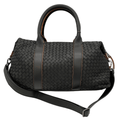 Wag N' Purr Shop Handbag CHRISTOPHER KON Basket Weave Convertible Satchel  - Black New w/Tags