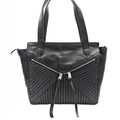 Wag N' Purr Shop Handbag CHRISTOPHER KON Textured Leather Tote - Black New w/Tags