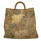 Wag N' Purr Shop Handbag FRENCH COMPANY Carry on Tapestry Tote - Beige