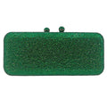 Wag N' Purr Shop Handbag HANDBAG Rhinestone Convertible Clutch Evening Bag - Emerald Green New w/Out Tags