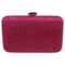 Wag N' Purr Shop Handbag HANDBAG Rhinestone Convertible Clutch Evening Bag - Fuchsia New w/Out Tags