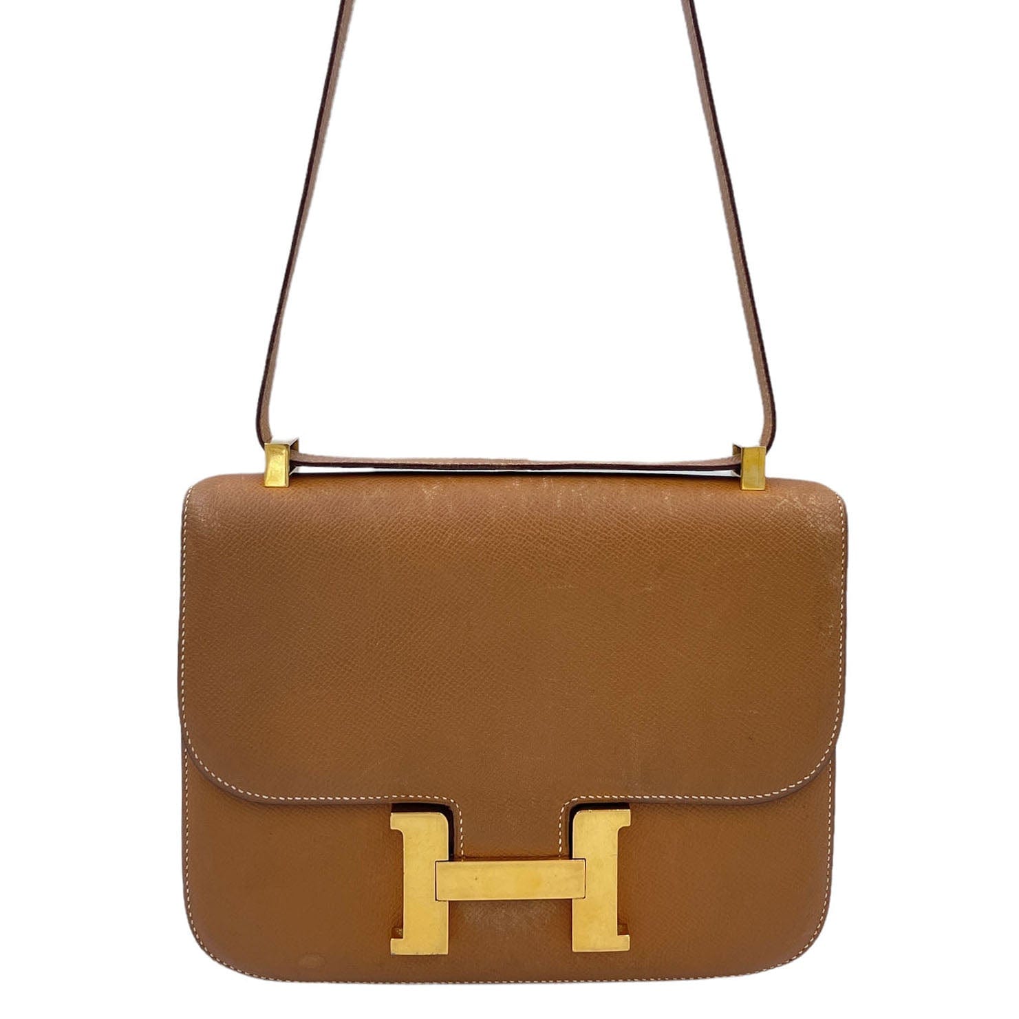 Hermès Vintage Constance 23 Shoulder Bag - Gold