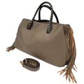 Wag N' Purr Shop Handbag IACUCCI Genuine Italian Leather Bag - Brown
