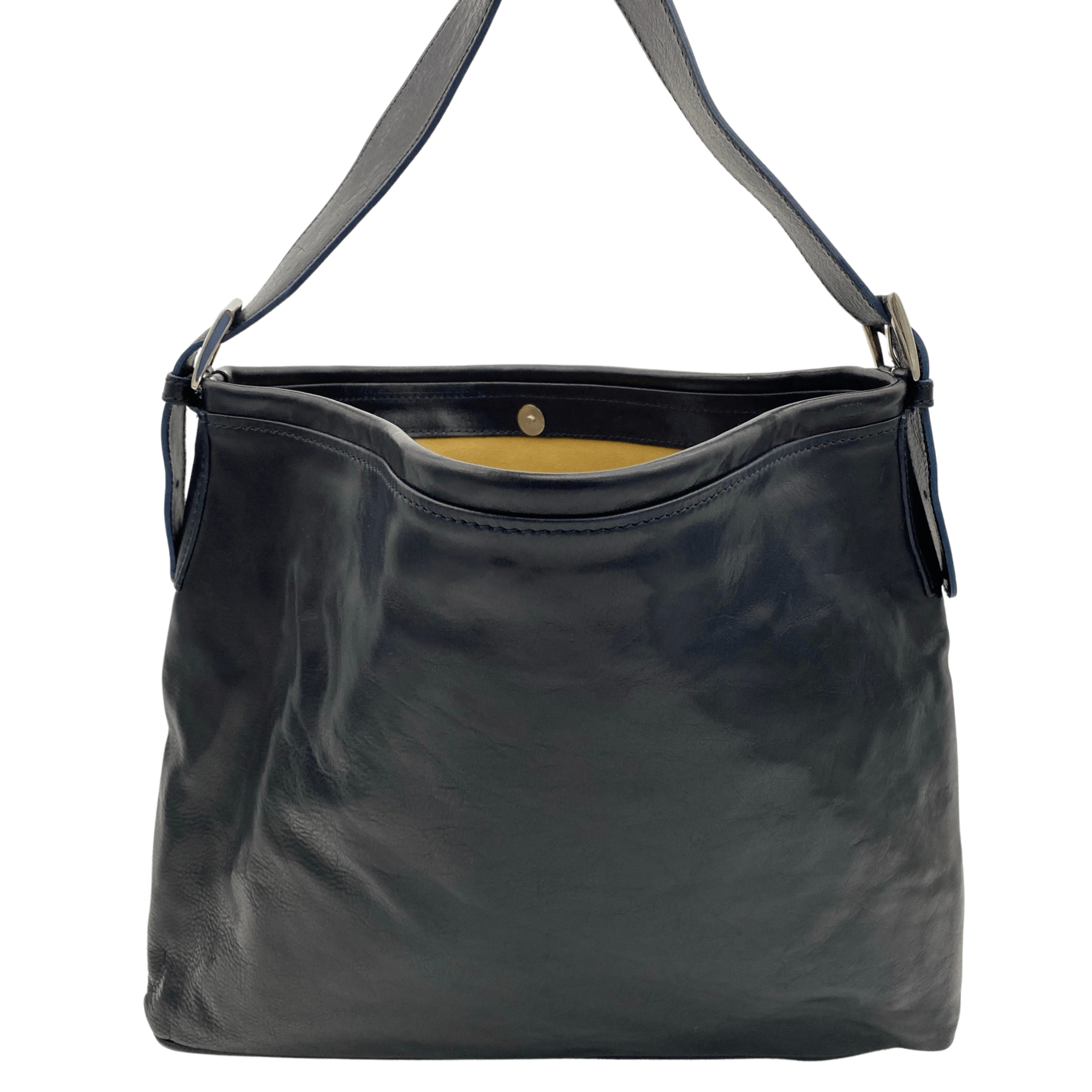 Merci Marie Handbag Italian Leather Gray