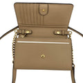 Wag N' Purr Shop Handbag MICHAEL KORS Jet Set Travel Medium Pebbled Leather Convertible Crossbody Bag- Bisque
