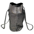 Wag N' Purr Shop Handbag MODA LUX Bucket Bag with Detachable Wristlet - Silver Metallic New w/Tags