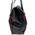 Wag N' Purr Shop Handbag SALVATORE FERRAGAMO Gancini Canvas & Leather Shoulder Bag - Black, Red, Brown