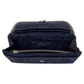 Wag N' Purr Shop Handbag STELLA MCCARTNEY Dark Blue Vegan Leopard Print Wallet