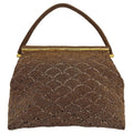 Wag N' Purr Shop Handbag Vintage Beaded Handle Handbag - Copper