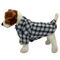 Wag N' Purr Shop Pet Outfit Lil Hobbs Button Down Shirt Reddy - Blue Plaid