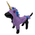 Wag N' Purr Shop Pet Outfit Lil Hobbs Unicorn Sweater Heart to Tail - Lavender