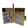 WagnPurr Shop Accessories JUDITH LEIBER Swarovski Crystal Miniature Memo Pad - Gold