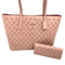 WagnPurr Shop Handbag COACH Bundle: Laser Cut City Tote Bag & Wallet - Pink New w/Tags