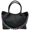 WagnPurr Shop Handbag Deux Lux Roma Vegan Convertible Tote - Black New w/Tags