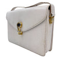 WagnPurr Shop Handbag GUCCI Vintage Lizard Shoulder Bag - Off-White
