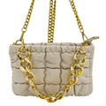 WagnPurr Shop Handbag HANDBAG Vegan Convertible Crossbody / Handle Bag - Beige New w/ Tags