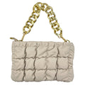 WagnPurr Shop Handbag HANDBAG Vegan Convertible Crossbody / Handle Bag - Beige New w/ Tags
