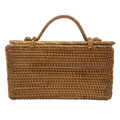 WagnPurr Shop Handbag MADE IN VIETNAM Flap Over Handle Satchel - Natural New w/Tags