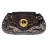 WagnPurr Shop Handbag R&Y AUGOUSTI Snakeskin Clutch - Brown