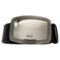 WagnPurr Shop Men's Belt PRADA Vitello Sport S Leather Belt - Black