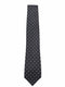 WagnPurr Shop Men's Tie BOCARA Silk Polka Dot Tie - Grey & White