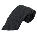 WagnPurr Shop Men's Tie CALVIN KLEIN Circular Pattern Silk Tie - Black