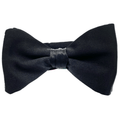 WagnPurr Shop Men's Tie Dion Silk Bow Tie - Black