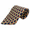 WagnPurr Shop Men's Tie ERMENEGILDO ZEGNA Geometric Pattern Silk Tie - Blue & Red