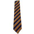 WagnPurr Shop Men's Tie GEOFF NICHOLSON Diagonal Striped Tie - Blue & Orange