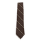 WagnPurr Shop Men's Tie HICKEY FREEMAN Diagonal Stripe and Textured Weave Silk Tie - Brown, Cream