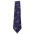WagnPurr Shop Men's Tie LOMBARDO Paisley Silk Tie - Purple