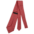 WagnPurr Shop Men's Tie LOMBARDO Square Pattern Silk Tie - Pink