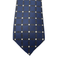 WagnPurr Shop Men's Tie PRADA Tie with Geometric Box Design - Navy New w/Out Tags